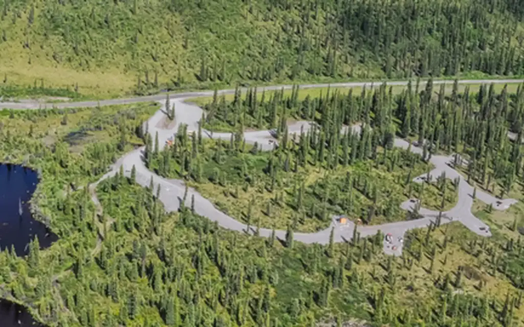 Kendesnii Campground, a National Park Service campground