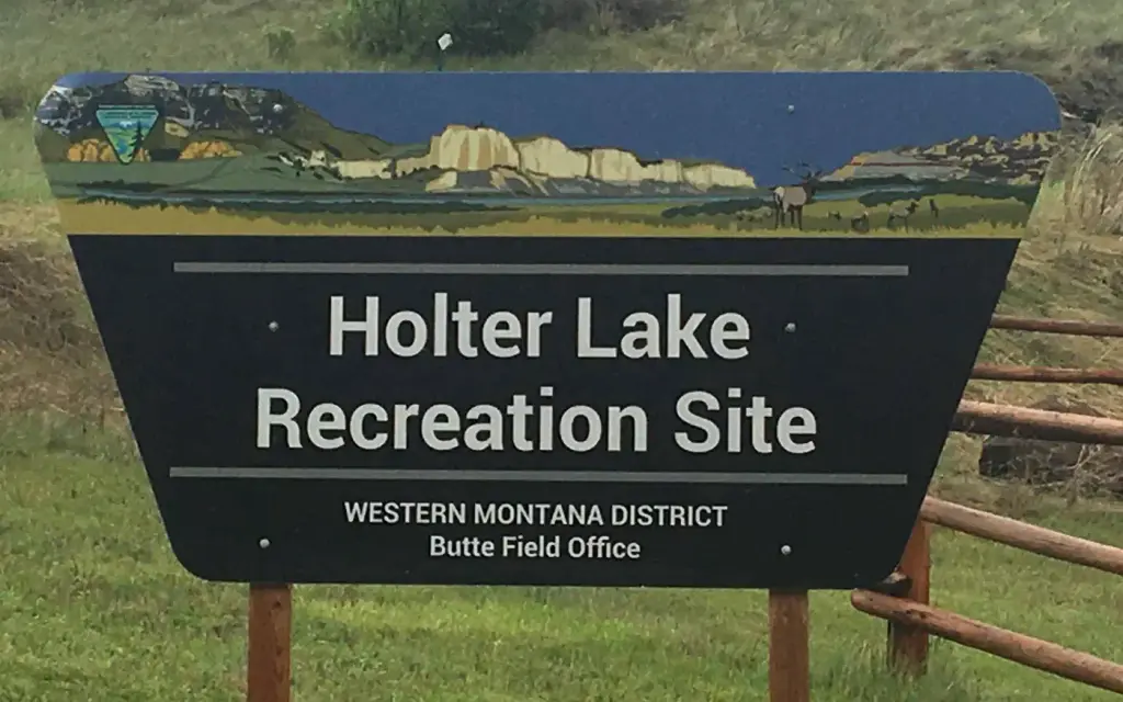 Holter Lake Campground, a BLM campground