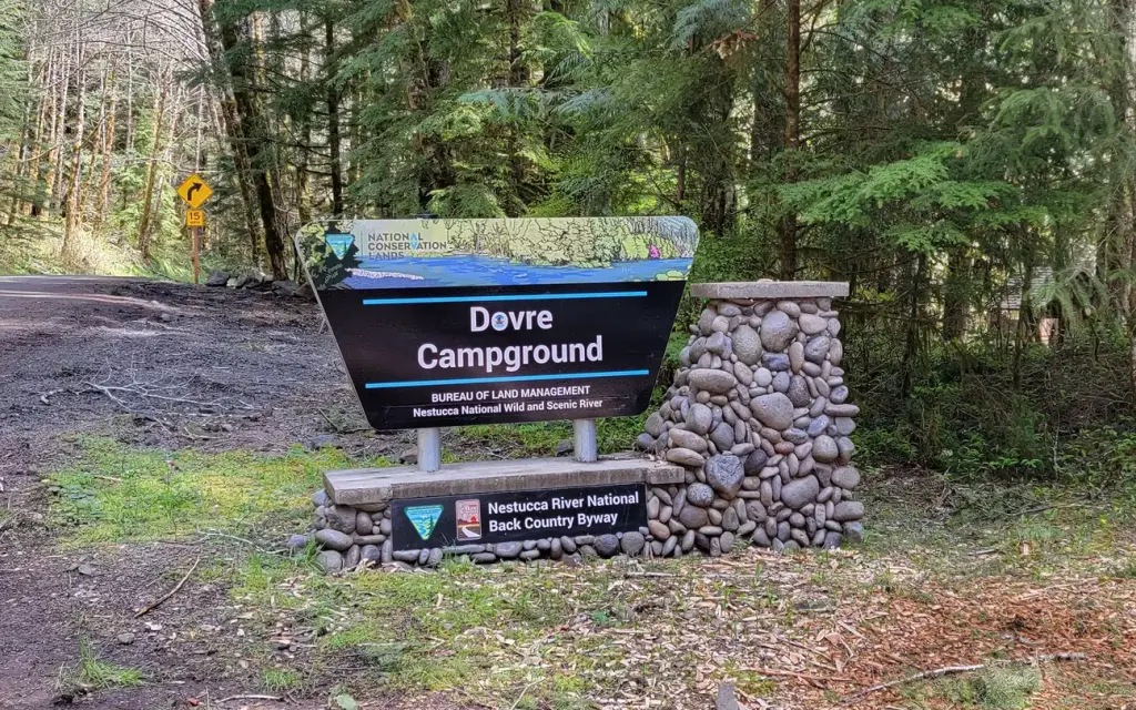 Dovre Recreation Site, a BLM campground