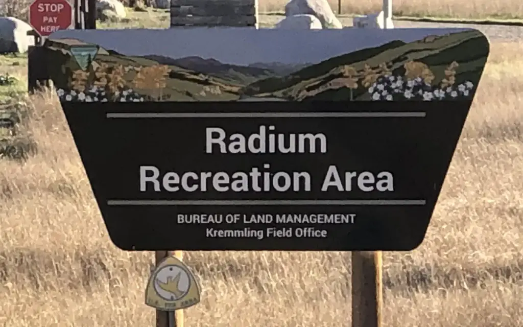 Radium Recreation Area, a BLM campground