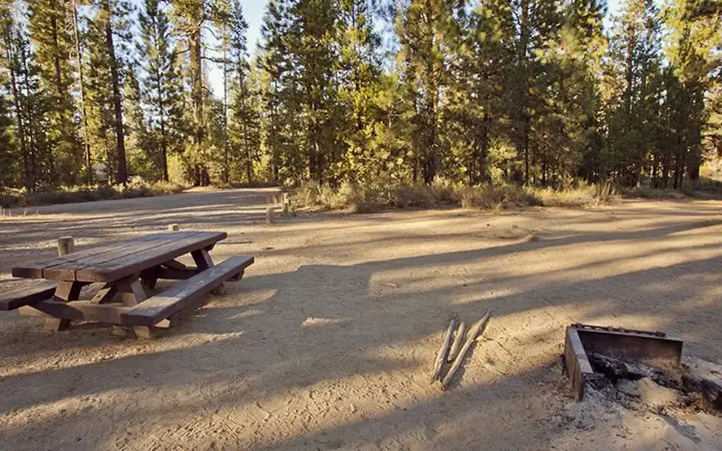 Bull Bend Campground, a Forest Service campground