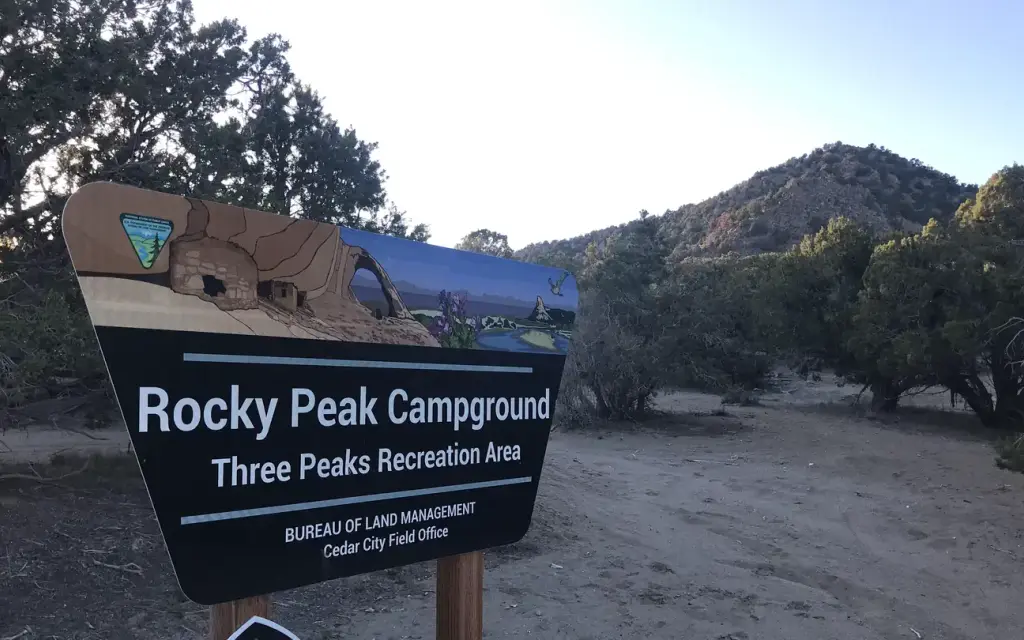 Rocky Peak Campground, a BLM campground