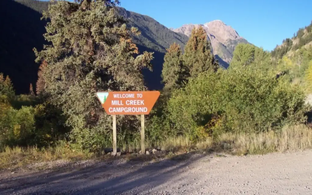 Mill Creek Campground, a BLM campground