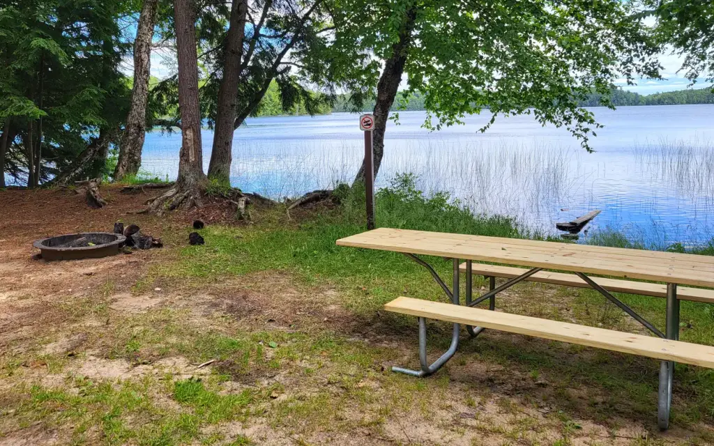Bass Lake Campsite, a Forest Service campground