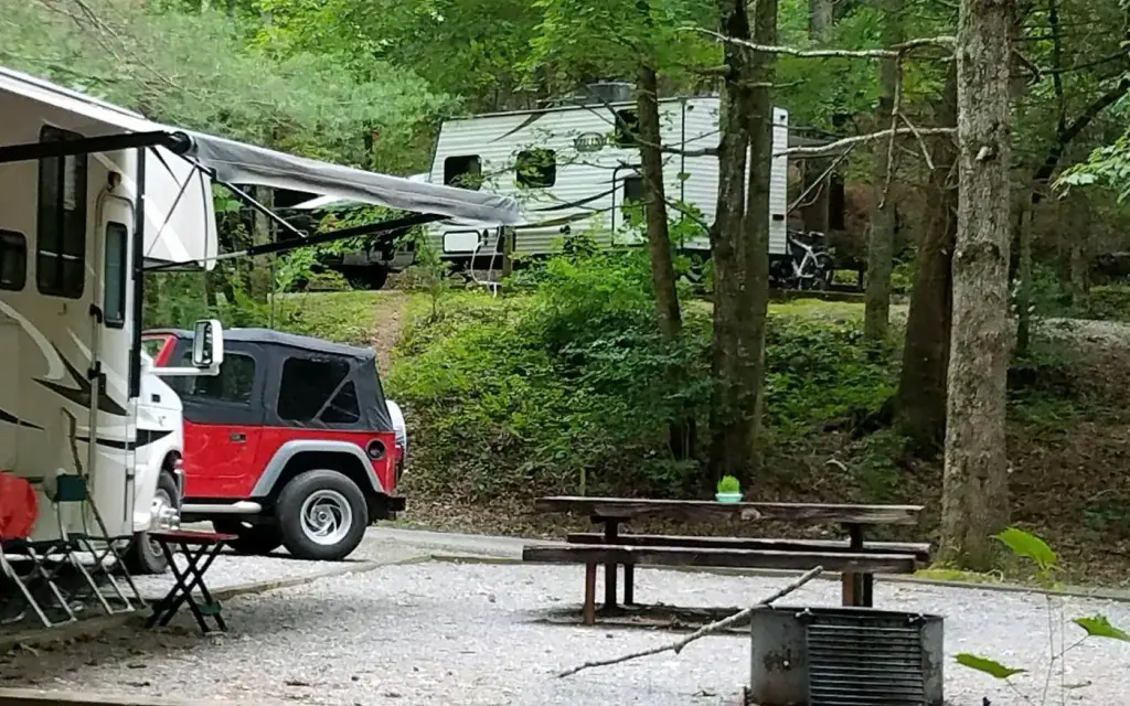 Lake Rabun Beach Recreation Area, a Forest Service campground