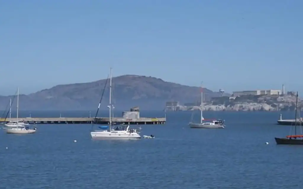 Aquatic Park Cove, Black Point Overnight Anchoring, Sailing Vessels only (auxiliary engine OK), a National Park Service campground