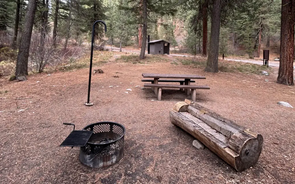 Ten Mile Campground, a Forest Service campground