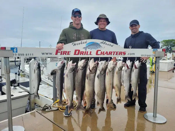 Fire Drill Charters - Great Lakes Fishing Adventures, Michigan City, IN