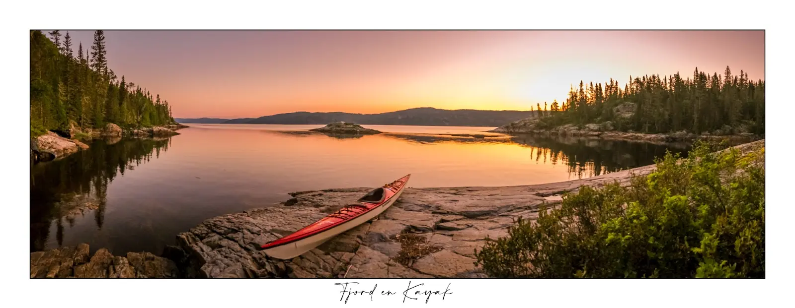 Fjord en Kayak