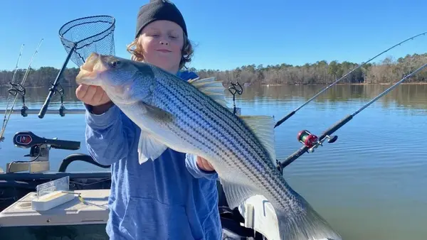 Hooked Up On Striper Guide Service