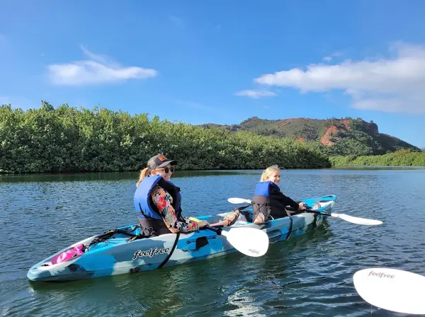 Kayaking in Kauai - Secret Falls