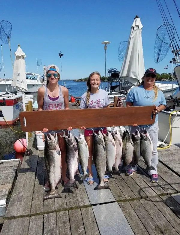 Lake Ontario fishing on My Time Charter