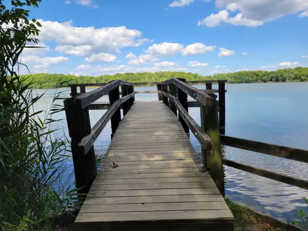 Lums Pond State Park Campground Entrance.
