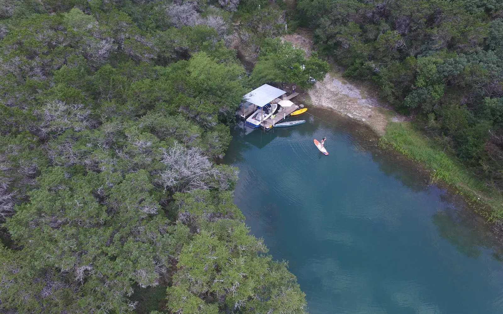 Paddleboard Medina Lake San Antonio