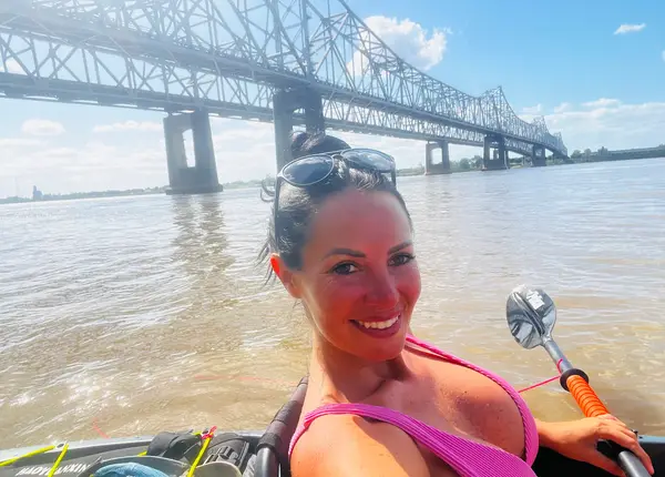 Native Girl Kayaking