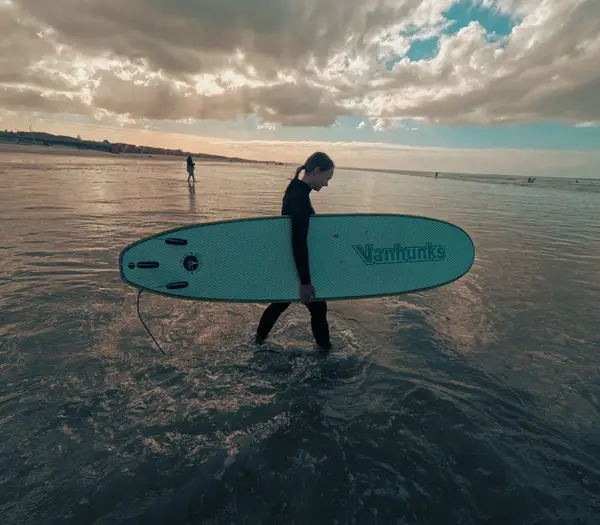 Paul's surfing lessons