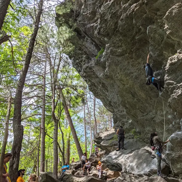 Rumney Rock Climbing