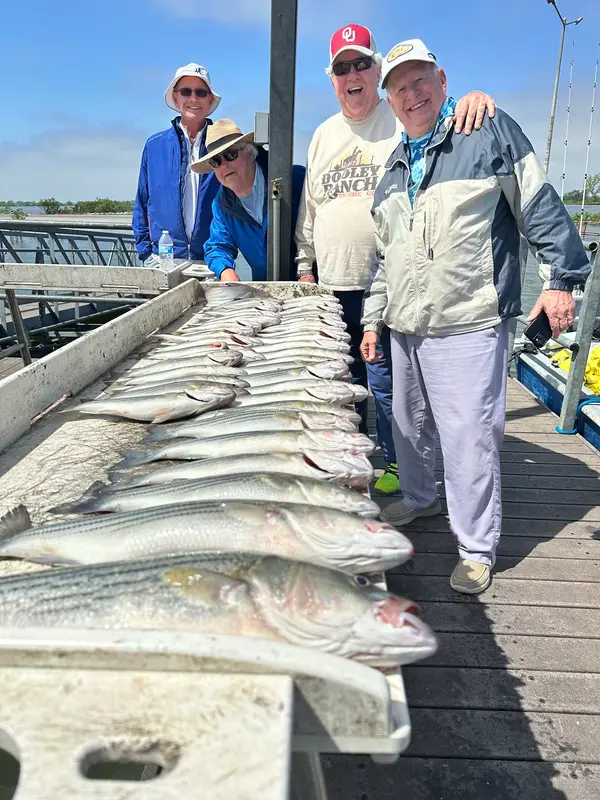 Striper Fishing Guide Lake Texoma Jerry’s Guide Service, Kingston, OK