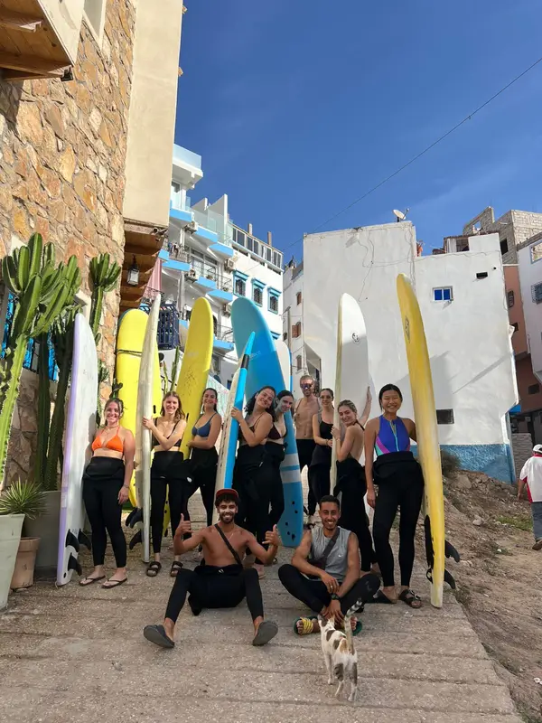 Taghazout Pro Surfers