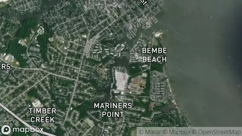 Map of where the Bert Jabin Yacht Yard Live Cam webcam is