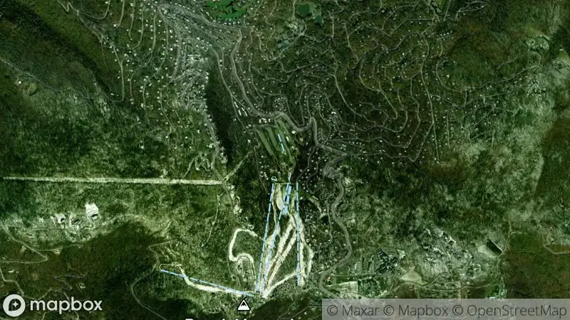 Map of where the Beech Mountain webcam is