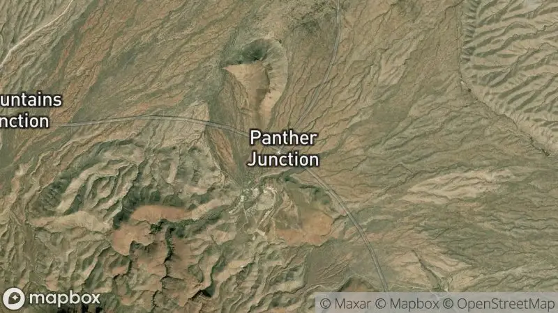 Map of where the Big Bend Panther Junction Webcam webcam is