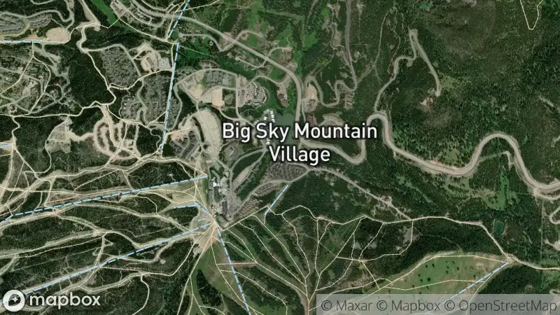 Map of where the Big Sky Resort webcam is