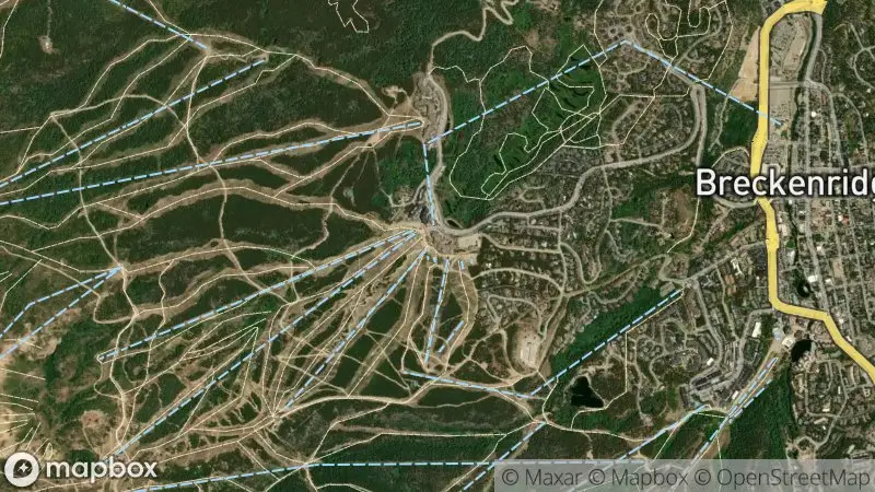 Map of where the Breckenridge webcam is