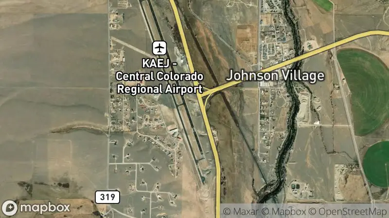 Map of where the Arkansas River Rafting Cam at River Runners webcam is