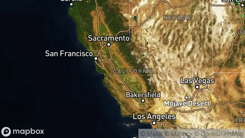 Map of where the California Coastal Cams webcam is