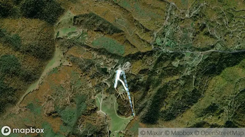 Map of where the Cataloochee webcam is