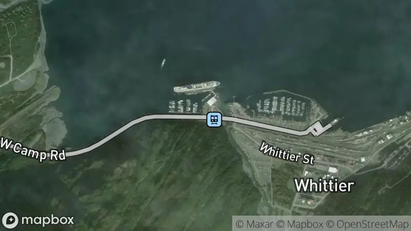 Map of where the Cliffside Marina webcam is