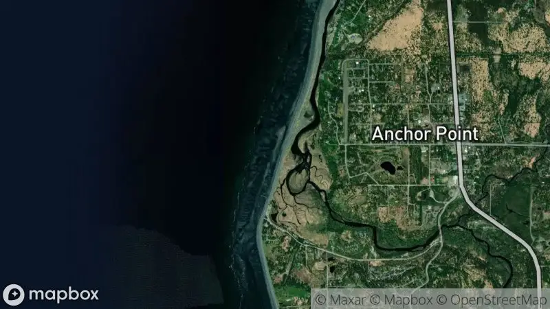 Map of where the Cook Inlet Bears webcam is