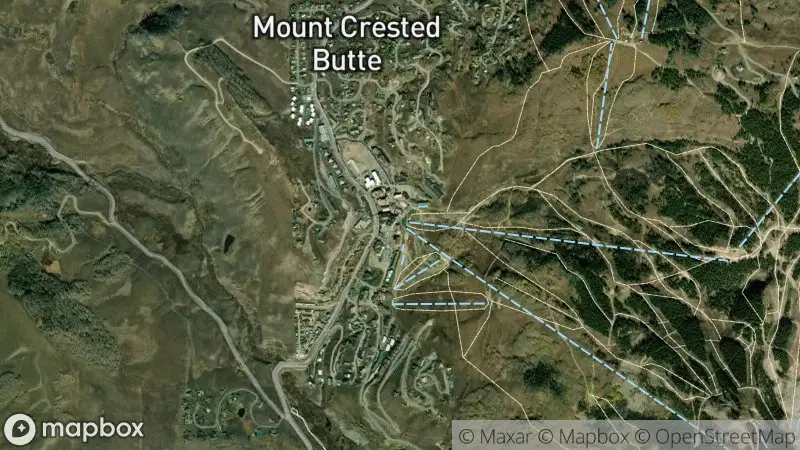 Map of where the Crested Butte webcam is