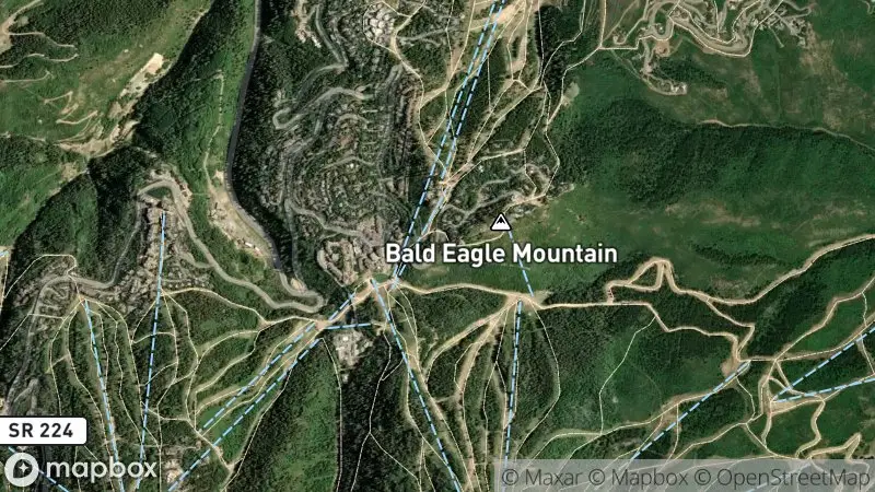 Map of where the Deer Valley webcam is