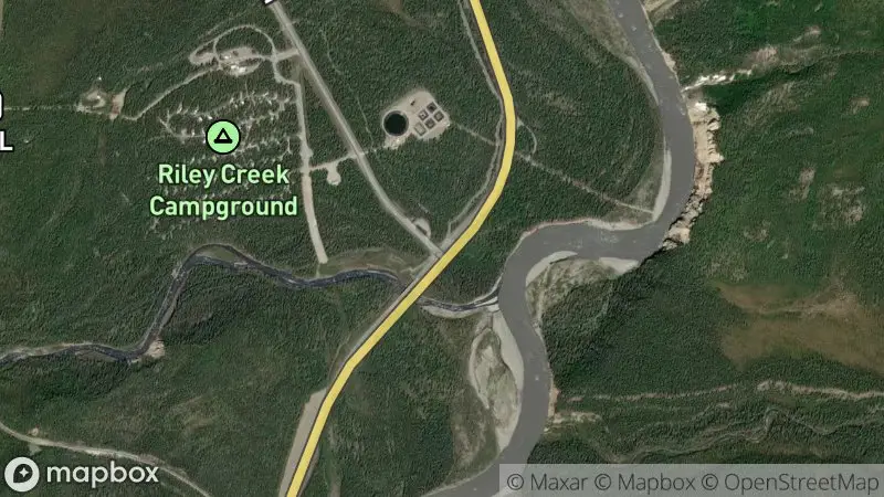 Map of where the Denali Webcams (Wonder Lake & Kennels) webcam is