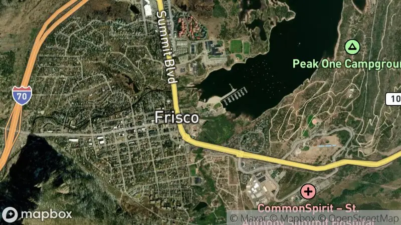 Map of where the Frisco Bay Marina webcam is