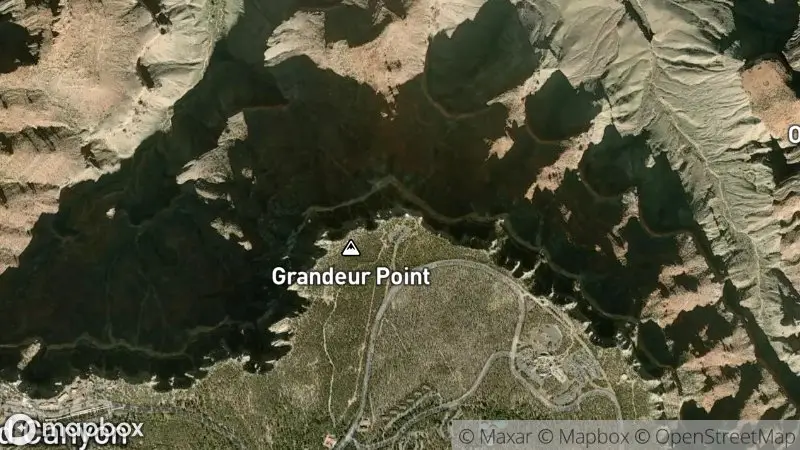 Map of where the Grand Canyon Webcams (Yavapai Point) webcam is