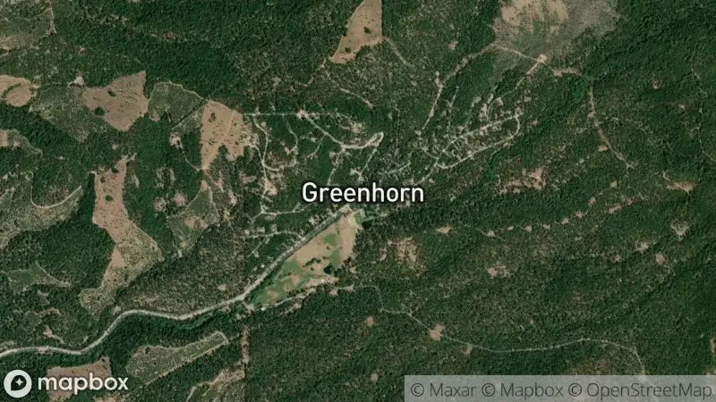 Map of where the Greenhorn Ranch Arena webcam is