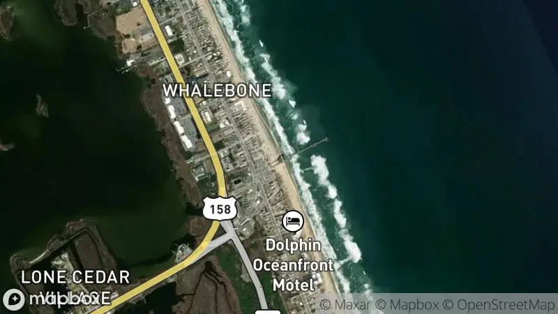 Map of where the Jennette's Pier Cam (Nags Head) webcam is