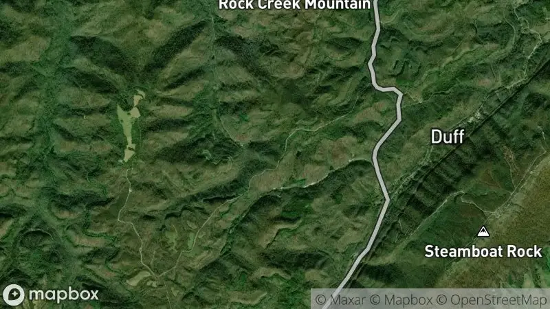 Map of where the North Cumberland Elk webcam is