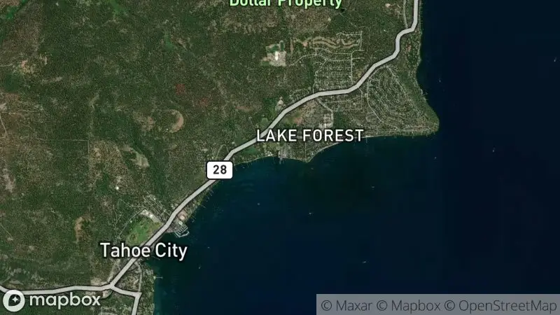 Map of where the North Lake Tahoe Boat Ramp webcam is