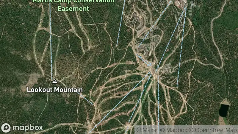 Map of where the Northstar California webcam is