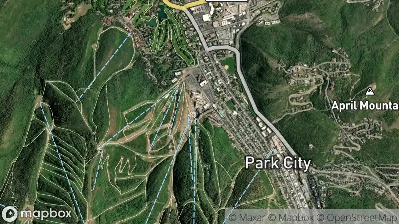 Map of where the Park City Mountain webcam is