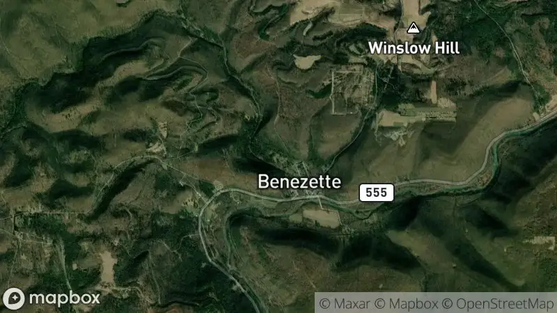 Map of where the Pennsylvania Elk Cam (Benezette) webcam is