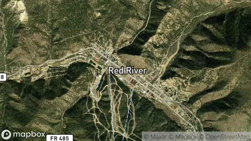 Map of where the Red River Webcams webcam is