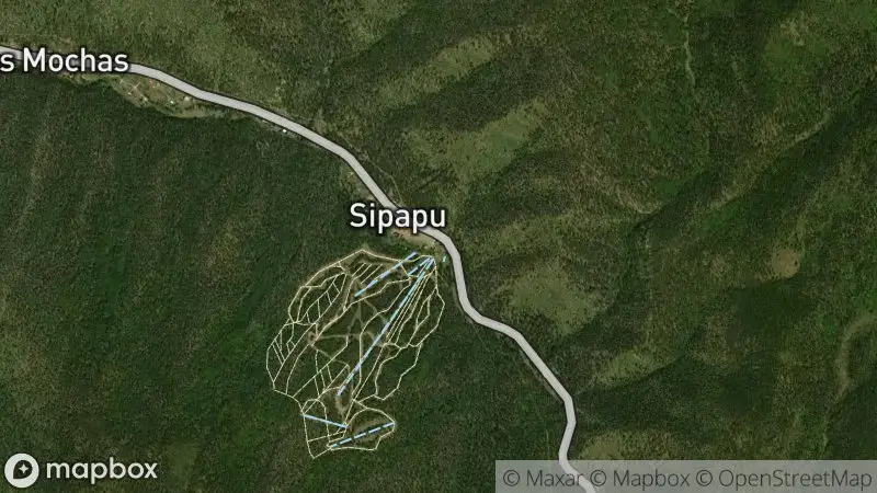Map of where the Sipapu webcam is