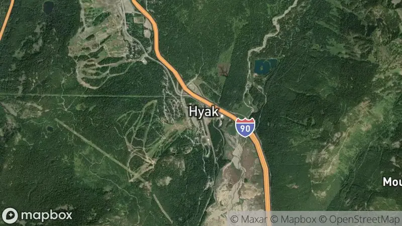 Map of where the Snoqualmie Pass (Hyak) Cam webcam is