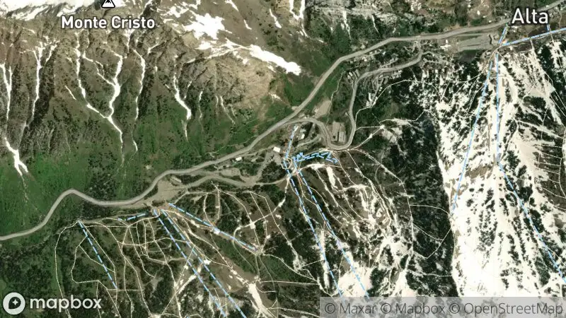 Map of where the Snowbird webcam is