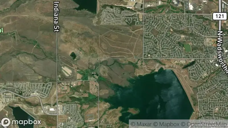 Map of where the Standley Lake webcam is
